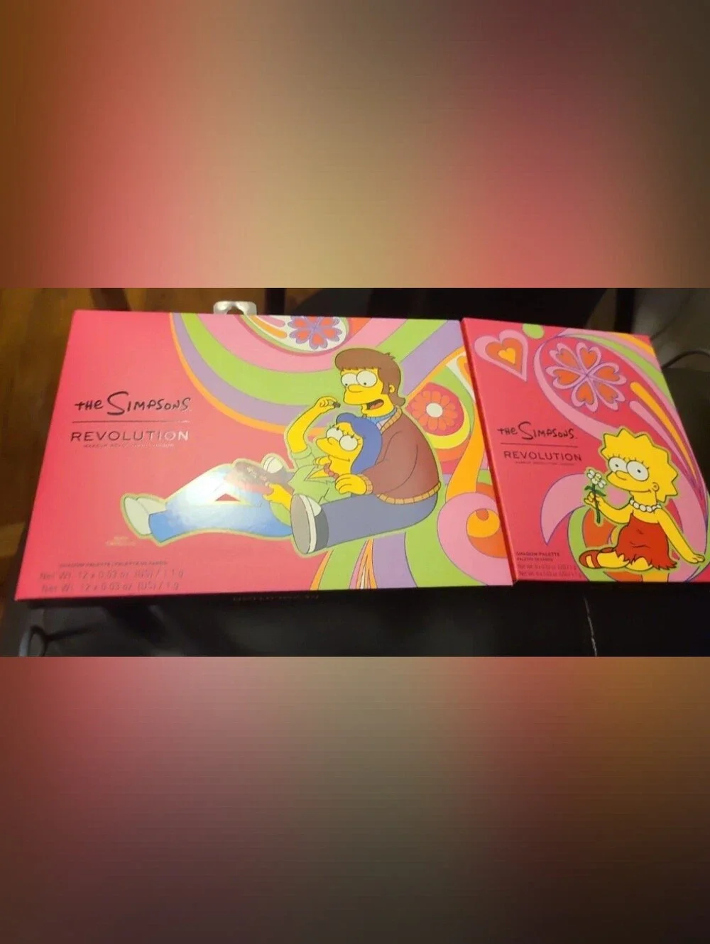 Revolution Summer of Love The Simpsons Eye Shadow Palette Set Of 2